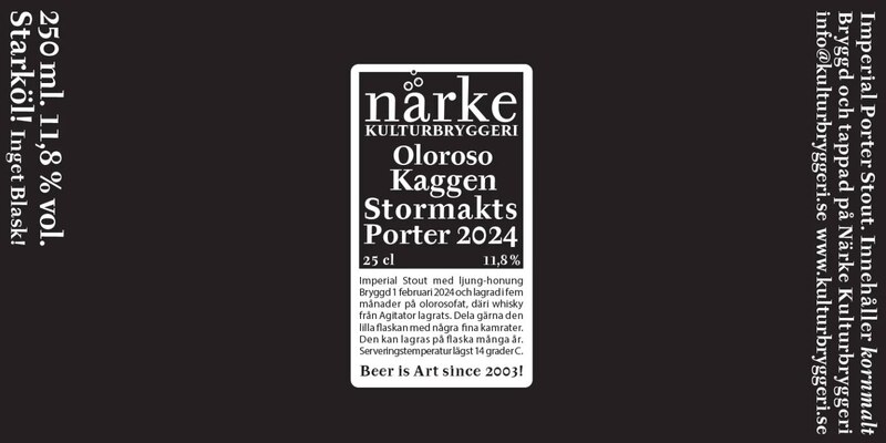 Oloroso Kaggen Stormaktsporter 2024 - Närke Kulturbryggeri | BrewHunter