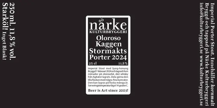 Oloroso Kaggen Stormaktsporter 2024