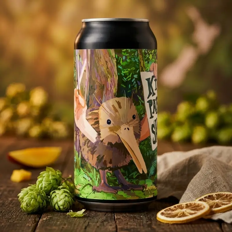 Kiwi, paperi, Sakset
