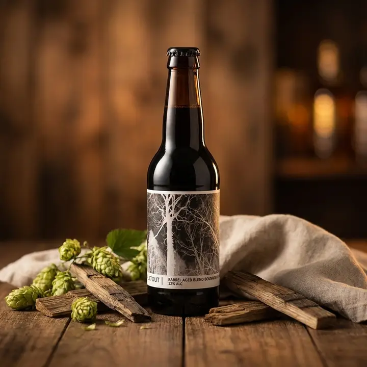 BARLEY W x IMPERIAL STOUT / BARREL AGED BLEND BOURBON 24 MOIS