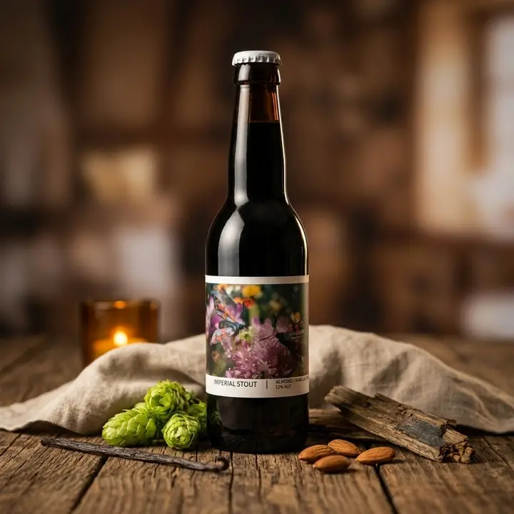 Imperial Stout – Almond / Vanilla / Bourbon & Oak (La Debauche Collab)
