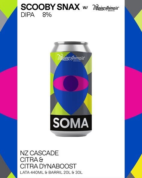 Scooby Snax (Tripping Animals collab) - SOMA Beer | BrewHunter