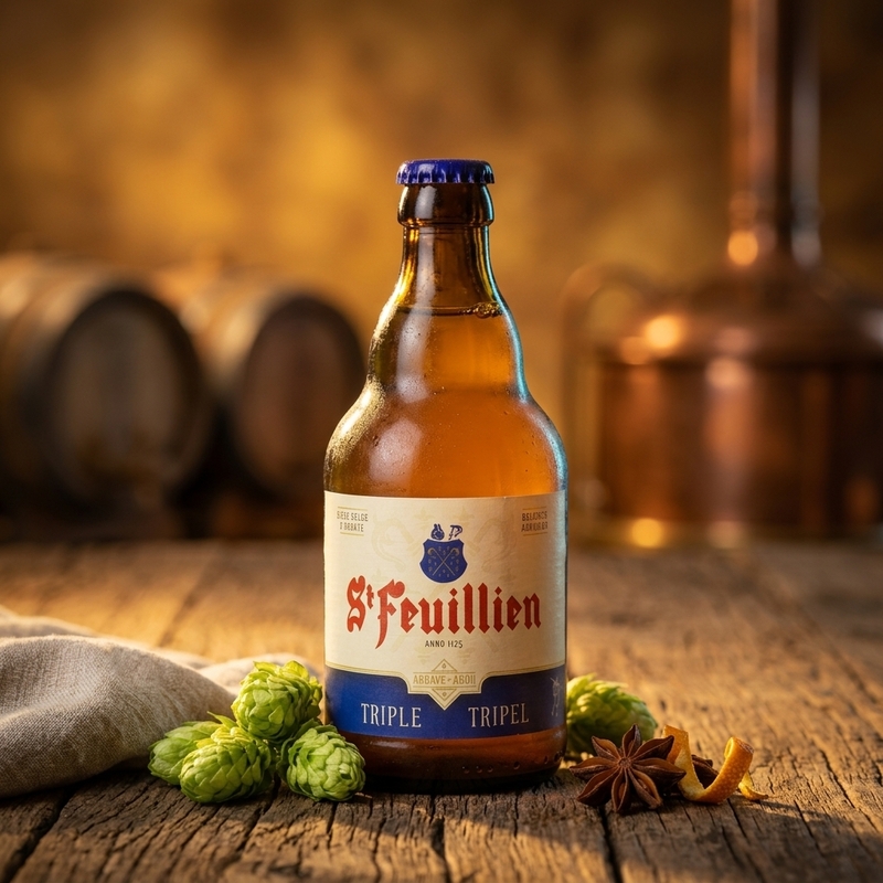 St-Feuillien Triple / Tripel - Brasserie St-Feuillien | BrewHunter